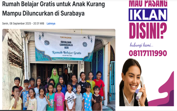 Yayasan Novaloka Cakrawala Asa Diliput Mana Berita